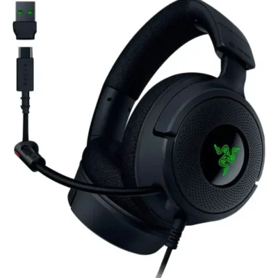RZ04-05180100-B KRAKEN V4 X WIRED HS BLACK